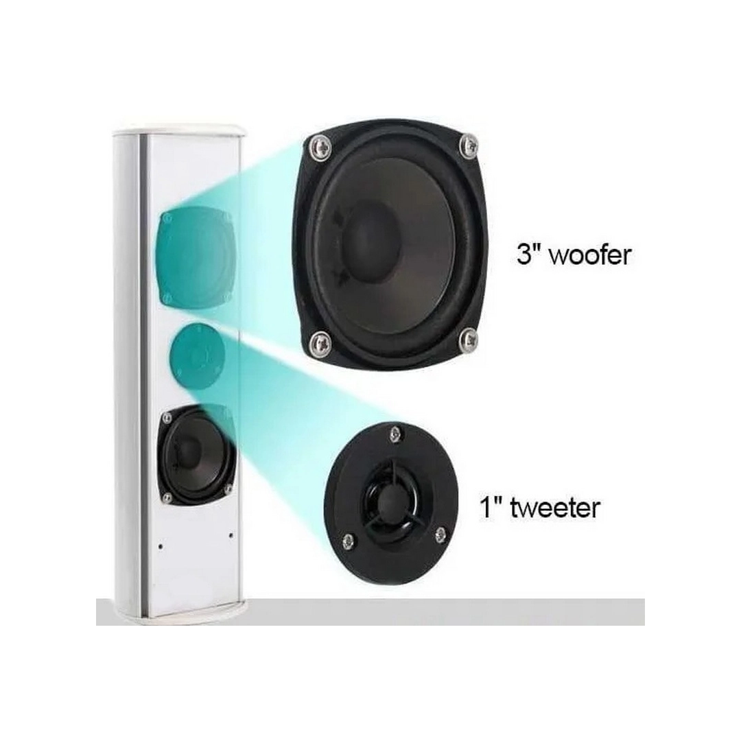 DSPPA DSP255IIW Вуличний водонепроникний динамік 30Вт білого кольору IP65