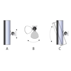 DSPPA DSP455IIW Вуличний водонепроникний динамік 60Вт білого кольору IP65