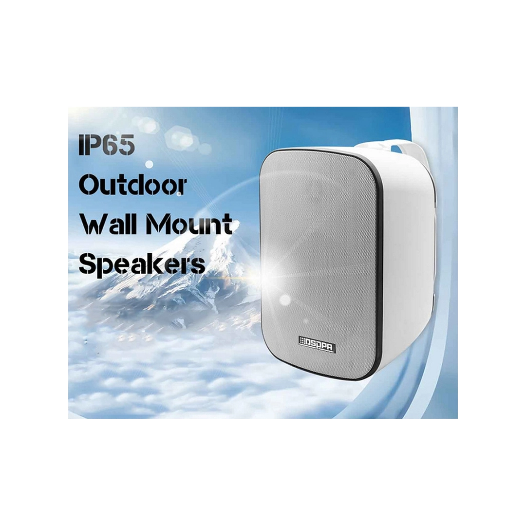 DSPPA DSP5040W 40Вт Водонепроникний вуличний настінний динамік IP65 білого кольору DSPPA DSP5040W 40Вт Водонепроникний вуличний настінний динамік IP65 білого кольору