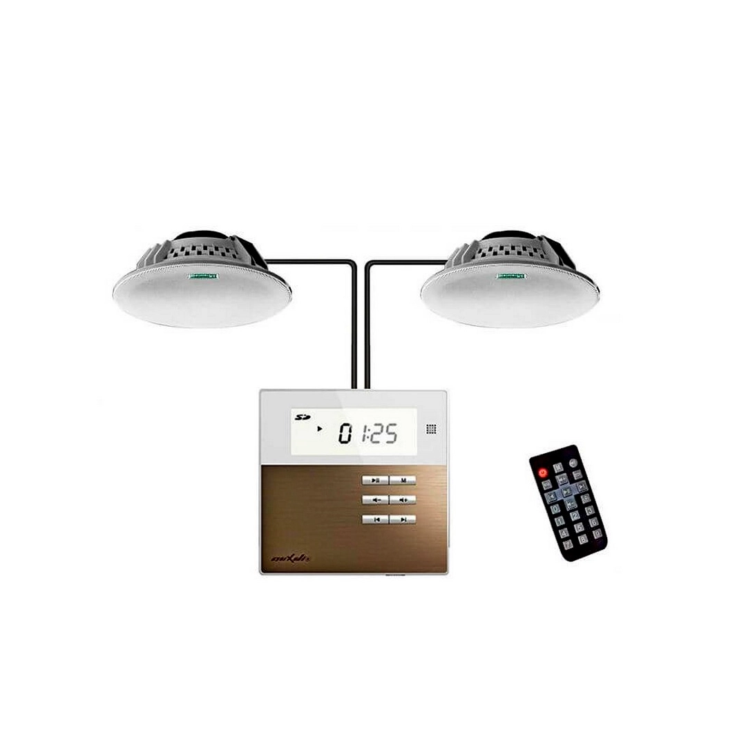 DSPPA M2W – компактна, система з безрамковими, стельовими гучномовцями DSPPA M2W – компактна, система з безрамковими, стельовими гучномовцями