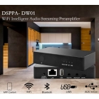 DSPPA DW01 Медіаплеєр інтелектуальний підсилювач потокового аудіо Wi-Fi з Bluetooth