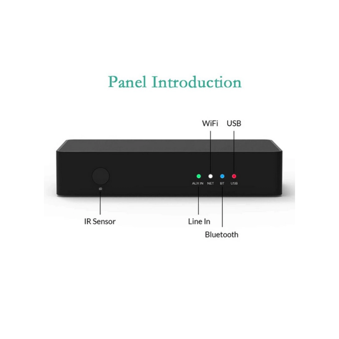 DSPPA DW01 Медіаплеєр інтелектуальний підсилювач потокового аудіо Wi-Fi з Bluetooth DSPPA DW01 Медіаплеєр інтелектуальний підсилювач потокового аудіо Wi-Fi з Bluetooth