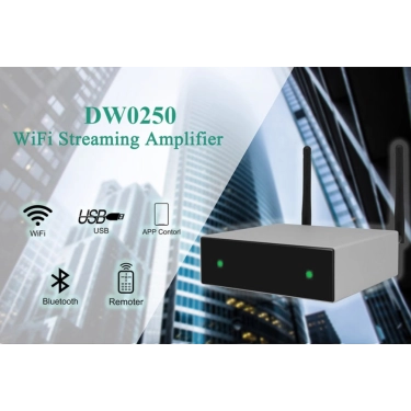 DSPPA DW0250 Мережевий аудіоплеєр з підсилювачем 2*50Вт на 4Ом потокового аудіо з Wi-Fi та Bluetooth 5.0 для стримінгу