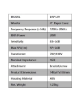 DSPPA DSP129B Miniature coaxial speaker 20W\100V