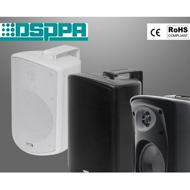 DSPPA DSP7064W Всепогодні 2-смугові настінні гучномовці потужністю 40Вт IP65 Колір: Білий