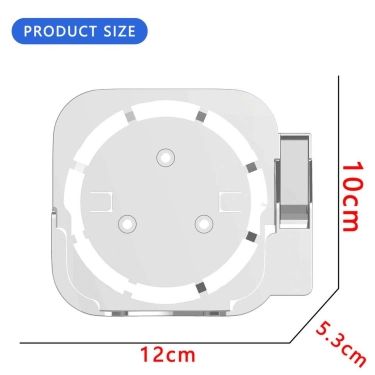 Настінний тримач Кронштейн для кріплення Apple TV 4K 2/3/4/5/6 Gen White