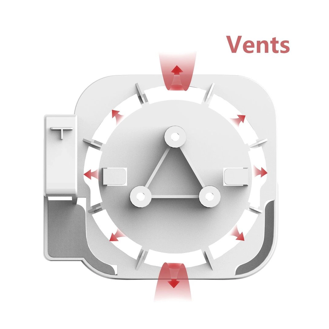 Настінний тримач Кронштейн для кріплення Apple TV 4K 2/3/4/5/6 Gen White