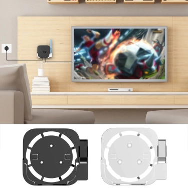 Настінний тримач Кронштейн для кріплення Apple TV 4K 2/3/4/5/6 Gen White