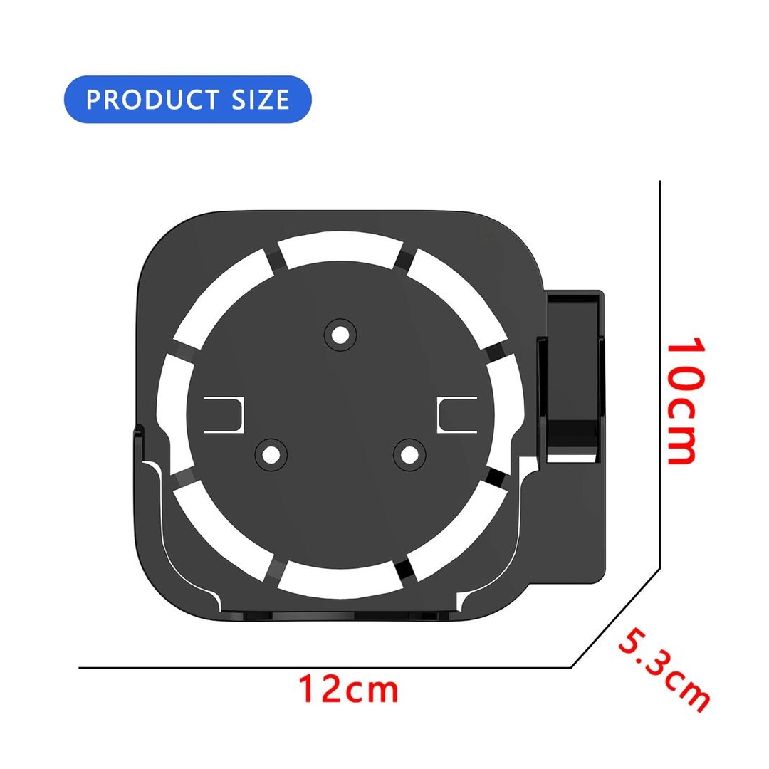 Настінний тримач Кронштейн для кріплення Apple TV 4K 2/3/4/5/6 Gen Black
