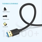 Кабель HDMI Ugreen US128 USB-A 3.0 - USB-A 3.0, 1m Black 10370 Кабель HDMI Ugreen US128 USB-A 3.0 - USB-A 3.0, 1m Black 10370
