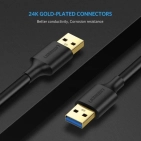 Кабель HDMI Ugreen US128 USB-A 3.0 - USB-A 3.0, 1m Black 10370 Кабель HDMI Ugreen US128 USB-A 3.0 - USB-A 3.0, 1m Black 10370