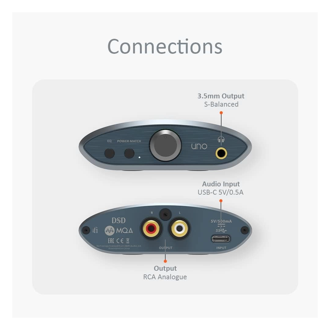 ЦАП та підсилювач iFi UNO DAC/Amp mini Black ЦАП та підсилювач iFi UNO DAC/Amp mini Black