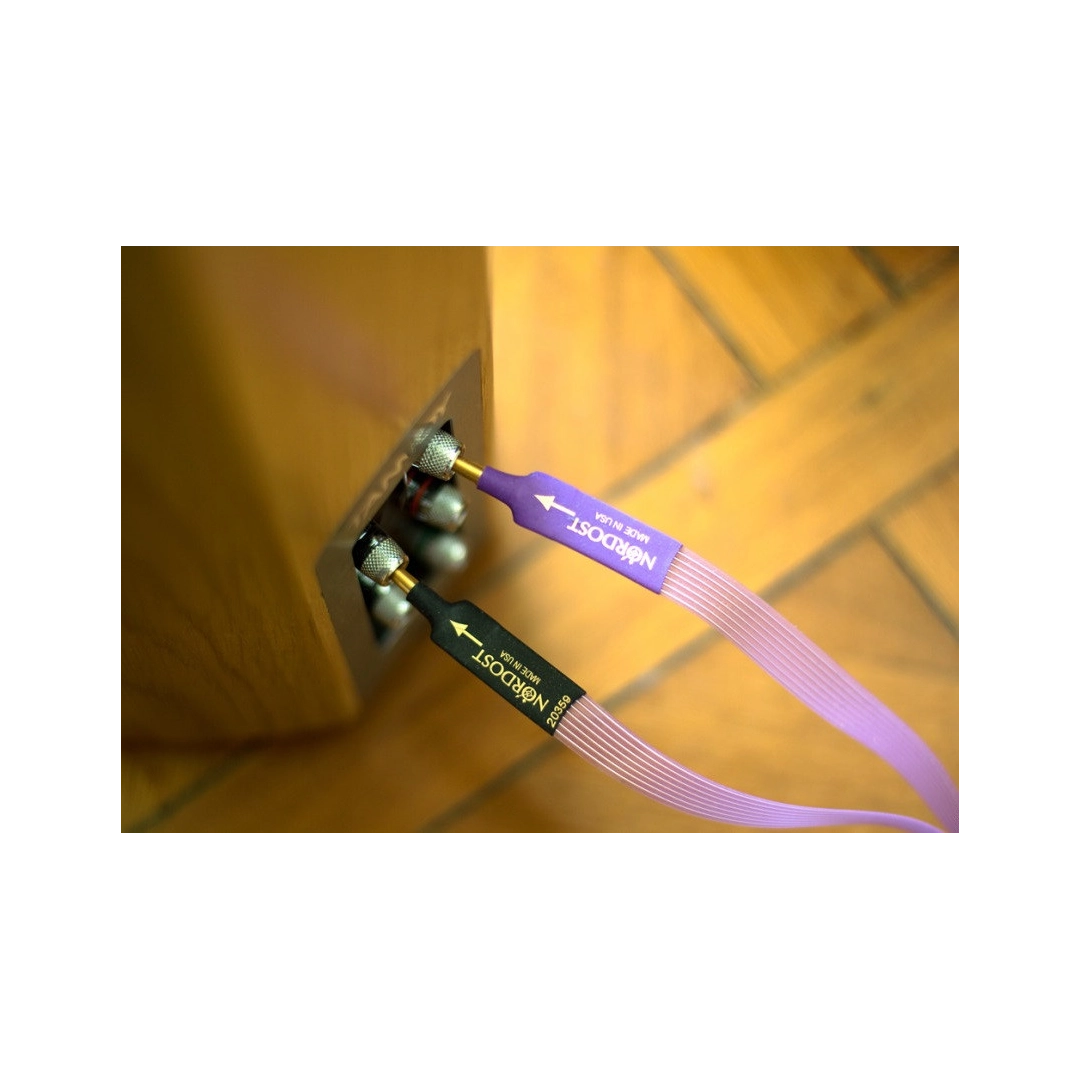 Кабель акустичний Nordost Purple flare, 2x2, 5m is terminated with low-mass Кабель акустичний Nordost Purple flare, 2x2, 5m is terminated with low-mass