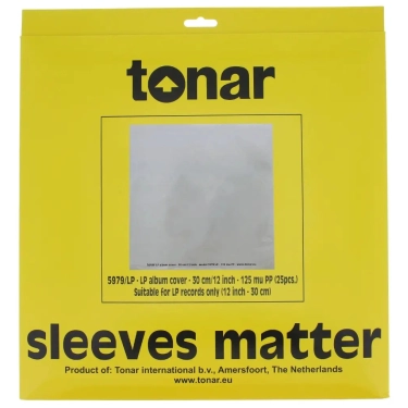 Упаковка зовнішніх пакетів-обкладинок для 12" грамплатівок Tonar (25 шт.) art 5979