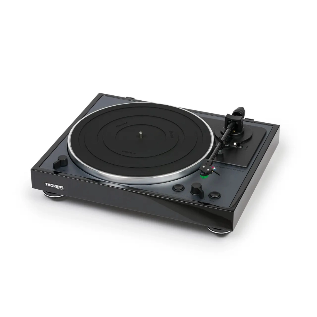 Програвач вінілових дисків Thorens TD 102 A High gloss Black (Full Automatic, Phono, AT-VM95E)