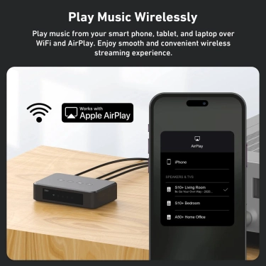Підсилювач Arylic S10+ Wireless Mini Stereo Preamplifier