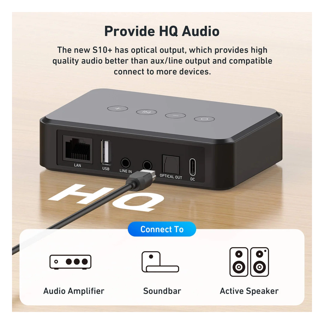 Підсилювач Arylic S10+ Wireless Mini Stereo Preamplifier Підсилювач Arylic S10+ Wireless Mini Stereo Preamplifier