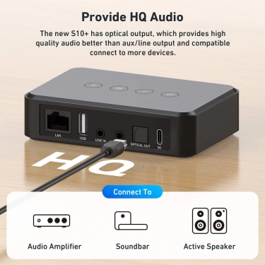 Підсилювач Arylic S10+ Wireless Mini Stereo Preamplifier