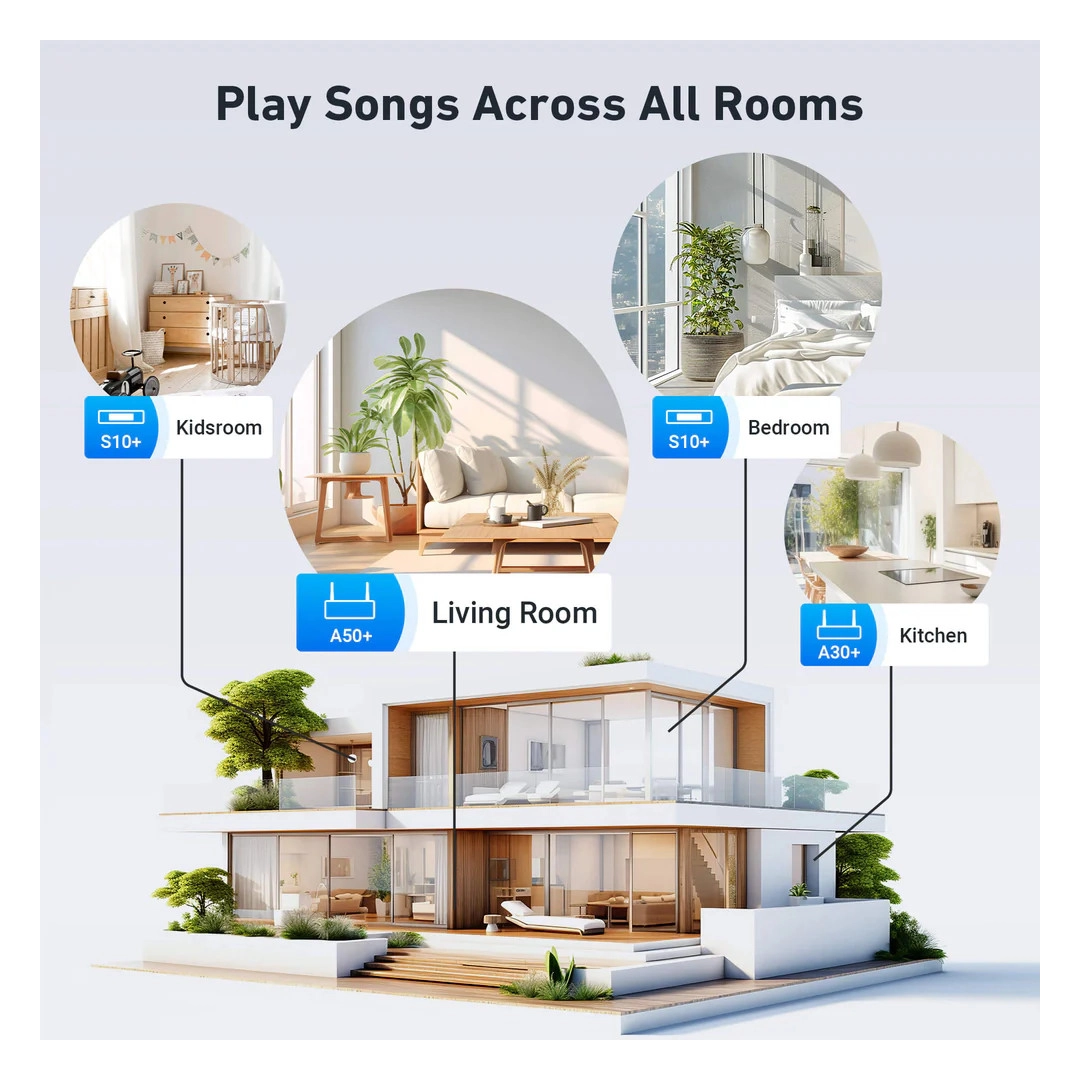 Підсилювач Arylic S10+ Wireless Mini Stereo Preamplifier Підсилювач Arylic S10+ Wireless Mini Stereo Preamplifier