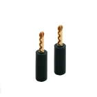 Рознімання Chord Crimp Gold Banana Plug & Black Cap Рознімання Chord Crimp Gold Banana Plug & Black Cap