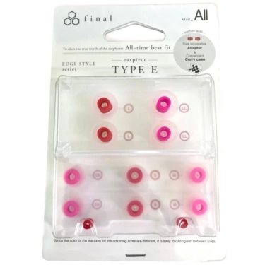 Амбушюри Final Audio Earpiece Type E Clear (Size M, 3 pair) (FI-EPECLM4_EN)