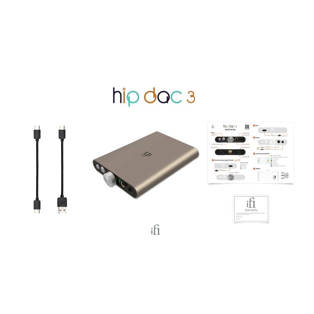 ЦАП та підсилювач iFi Hip-Dac 3 Titanium ЦАП та підсилювач iFi Hip-Dac 3 Titanium