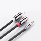 Аудіокабель Ugreen AV116 3.5 mm to 2RCA Audio Cable, 1 m Black 10749 Аудіокабель Ugreen AV116 3.5 mm to 2RCA Audio Cable, 1 m Black 10749