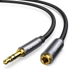 Кабель подовжувач Ugreen AV118 3.5 mm Male to 3.5 mm Female, 1 m Black 10592 Кабель подовжувач Ugreen AV118 3.5 mm Male to 3.5 mm Female, 1 m Black 10592