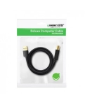 Кабель цифровий Ugreen US135 USB-A 2.0 - USB-B 2.0 Cable, 2 m Black 20847