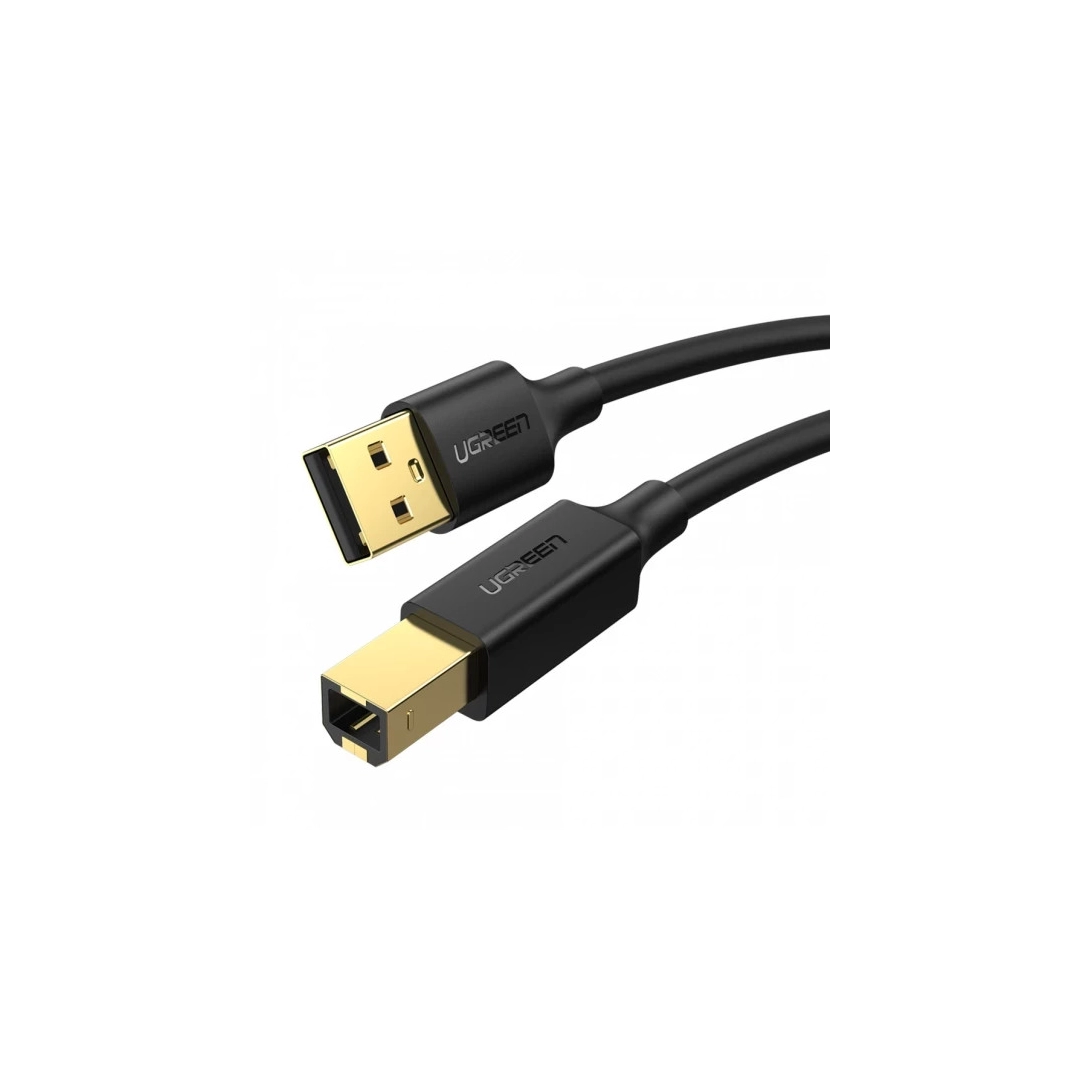 Кабель цифровий Ugreen US135 USB-A 2.0 - USB-B 2.0 Cable, 2 m Black 20847 Кабель цифровий Ugreen US135 USB-A 2.0 - USB-B 2.0 Cable, 2 m Black 20847