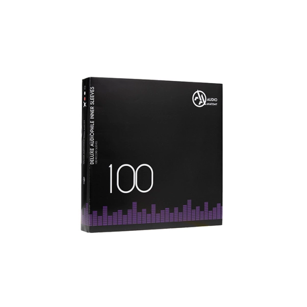 Внутрішні пакети Audio Anatomy Deluxe Antistatic Inner Sleeves Black 100 x 12