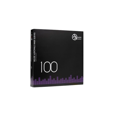 Внутрішні пакети Audio Anatomy Deluxe Antistatic Inner Sleeves Black 100 x 12