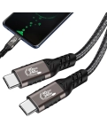 AirBase USB4-0.5 Cable 40Gbps Supports 100W (20V, 5A) Charging, 0.5meter