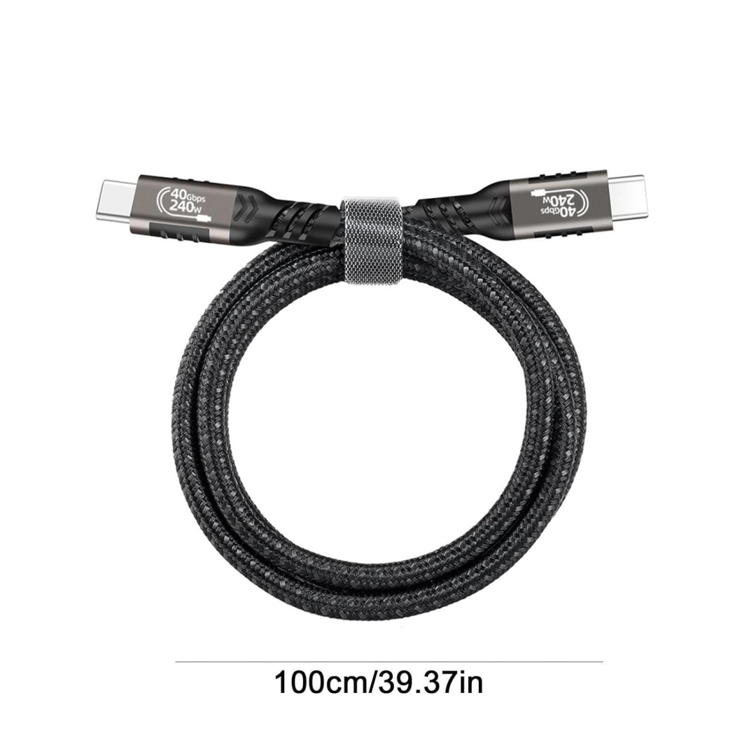 AirBase USB4-0.5 Cable 40Gbps Supports 100W (20V, 5A) Charging, 0.5meter AirBase USB4-0.5 Cable 40Gbps Supports 100W (20V, 5A) Charging, 0.5meter