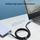 AirBase USB4-0.5 Cable 40Gbps Supports 100W (20V, 5A) Charging, 0.5meter AirBase USB4-0.5 Cable 40Gbps Supports 100W (20V, 5A) Charging, 0.5meter