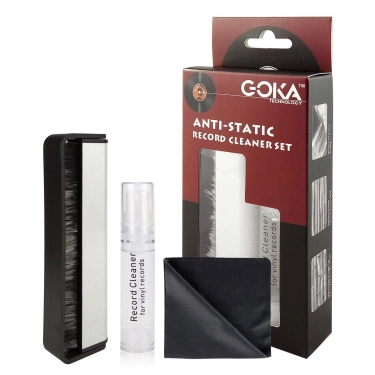 Набір для чищення пластинок з вуглецевого волокна Static-Off (3 в 1) Goka GK-R02