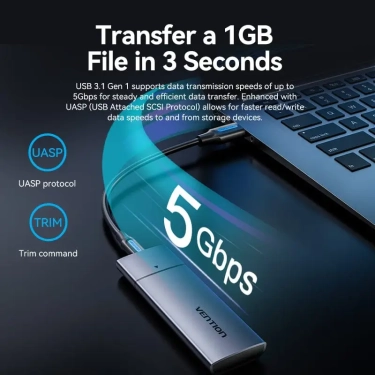 Зовнішній корпус для SSD накопичувача Vention USB 3.1 Gen 1-C (KPEH0) купити