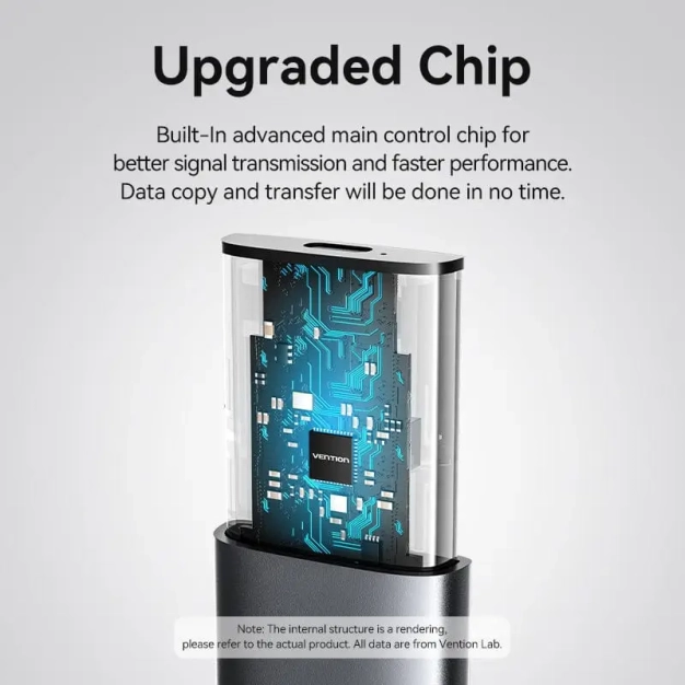 Зовнішній корпус для SSD накопичувача Vention USB 3.1 Gen 1-C (KPEH0) купити Зовнішній корпус для SSD накопичувача Vention USB 3.1 Gen 1-C (KPEH0) купити