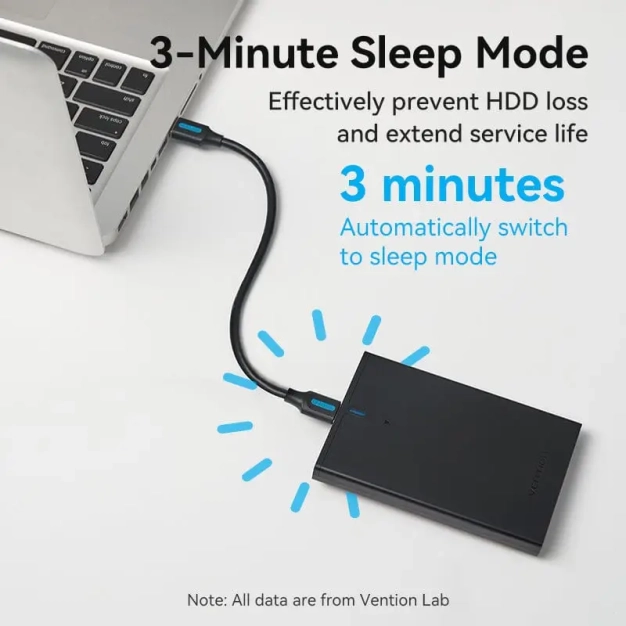 Зовнішня кишеня Vention для 2.5" HDD/SSD USB 3.0 Micro-B Black (KPAB0) Зовнішня кишеня Vention для 2.5" HDD/SSD USB 3.0 Micro-B Black (KPAB0)