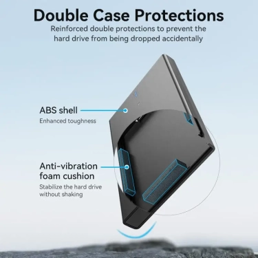 Зовнішня кишеня Vention для 2.5" HDD/SSD USB 3.0 Micro-B Black (KPAB0)