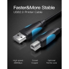 Кабель для принтера Vention USB A Male - B Male Print 2 м (VAS-A16-B200) Кабель для принтера Vention USB A Male - B Male Print 2 м (VAS-A16-B200)