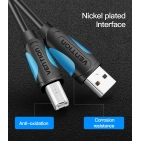 Кабель для принтера Vention USB A Male - B Male Print 2 м (VAS-A16-B200) Кабель для принтера Vention USB A Male - B Male Print 2 м (VAS-A16-B200)