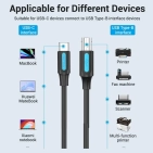 Кабель для принтера Vention USB Type C-B Male Print 2 м (CQUBH) Кабель для принтера Vention USB Type C-B Male Print 2 м (CQUBH)