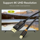 Кабель цифровий Сabletime Mini DisplayPort - DisplayPort, 2m, 4K (CD49L) Кабель цифровий Сabletime Mini DisplayPort - DisplayPort, 2m, 4K (CD49L)