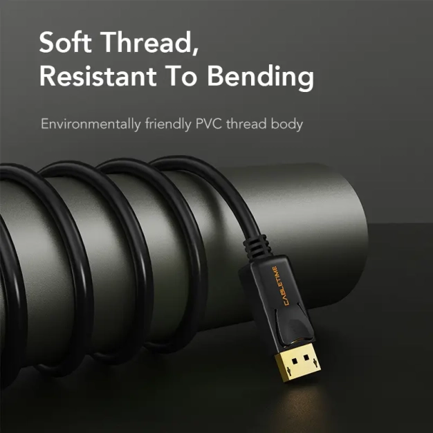 Кабель цифровий Сabletime Mini DisplayPort - DisplayPort, 2m, 4K (CD49L) Кабель цифровий Сabletime Mini DisplayPort - DisplayPort, 2m, 4K (CD49L)