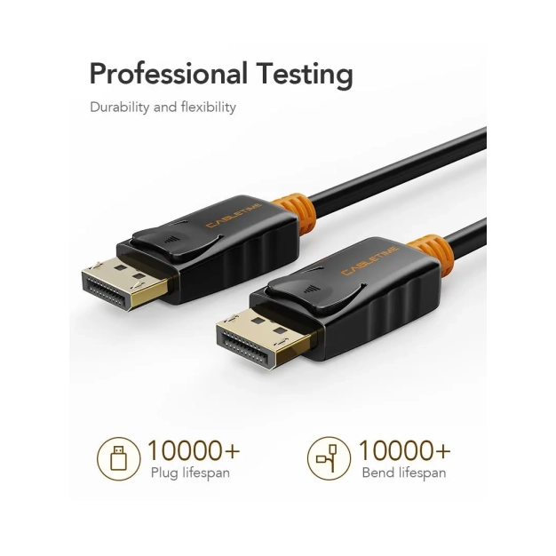 Кабель Cabletime DisplayPort v1.2 3m Black, 4K 60Hz, 2K 144Hz (CD21N) Кабель Cabletime DisplayPort v1.2 3m Black, 4K 60Hz, 2K 144Hz (CD21N)