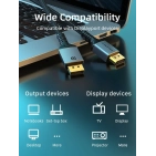 Кабель Cabletime DisplayPort v1.4 1m, 8K 60 Hz, 4K 144Hz, 2K 165Hz, 1080P 240Hz (CD11H) Кабель Cabletime DisplayPort v1.4 1m, 8K 60 Hz, 4K 144Hz, 2K 165Hz, 1080P 240Hz (CD11H)