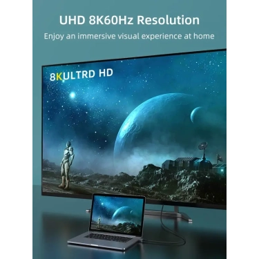 Кабель Cabletime DisplayPort v1.4 1m, 8K 60 Hz, 4K 144Hz, 2K 165Hz, 1080P 240Hz (CD11H)