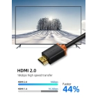 Кабель HDMI Cabletime HDMI-HDMI, 2 m, v2.0, 4K 60Hz (CH23L) Кабель HDMI Cabletime HDMI-HDMI, 2 m, v2.0, 4K 60Hz (CH23L)