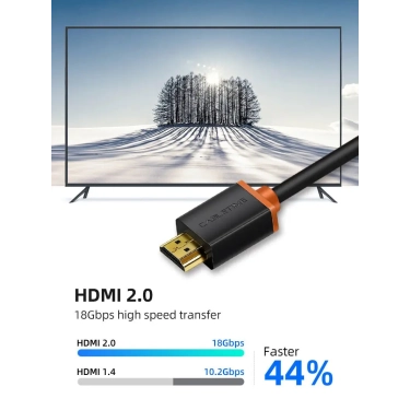 Кабель HDMI Cabletime HDMI-HDMI, 3m, v2.0, 4K 60Hz (CH23N)